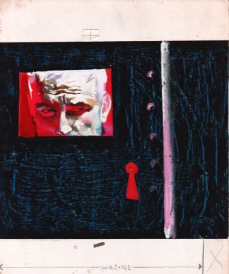 Mario Tempesti | Copertina Buio a Mezzogiorno (Arthur Koestler, Oscar Mondadori) | Tavole Originali