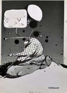 Andrea Pazienza - Original artwork - Firmato - Loose page - (1987) | Catawiki