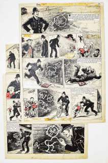 Robbie The Bobbie 2 original artworks from the Dandy No 863 (1958) by Jack Prout | Comic Book Auctions ltd