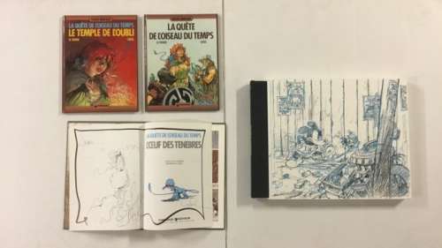 La Quête de l’oiseau du temps - T1+T2+T4 + Café Zombo + dédicace - 4 xEO/TT/Réed - Hardcover - First edition - (1983/2019) | Catawiki