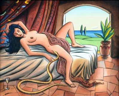 Loustal, Jacques de | Dessin original illustrant la chanson Baudelaire (le | Coutau Bégarie