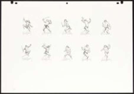 1994 FPG Ken Kelly Collection 2 - Original Sketch Sheets Group of 3 | Heritage