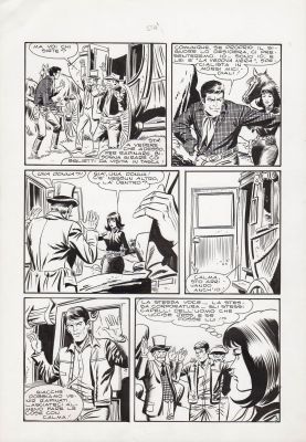 Leone Frollo | La Vedova Nera Episodio n.2 p.3 | Tavole Originali