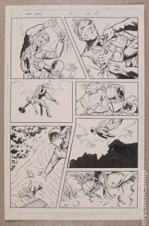 Original Art For Captain Gravity Issue 4, Page 22 by Keith Martin and Rober Quijano | mycomicshop.com