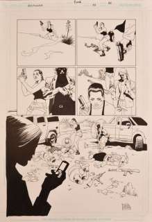 Risso Eduardo | 100 Bullets - Planche originale de la page 21 du Comics "100 Bullets", Issue 77 "Punch Line, Part Two" - (2006) | Catawiki