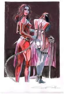 Giuseppe Candita | G. Candita - original artwork "Slave of Desire" - Page volante | Catawiki