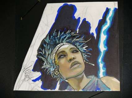 Massimiliano Frezzato | I Custodi del Maser: Erha - Massimiliano Frezzato - illustrazione originale - Page volante | Catawiki