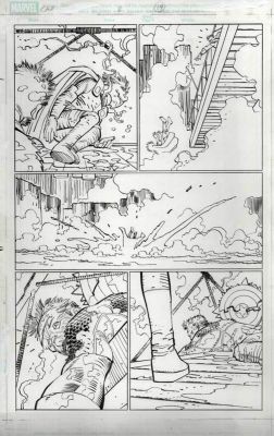John Romita Jr & Klaus Janson | Captain America #8 p.19 | Essential Sequential