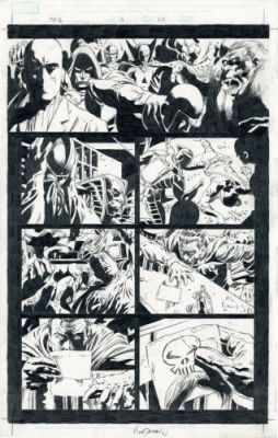 Mike Deodato | Punisher: War journal, issue 4, page 20 | Galerie 9ème Art