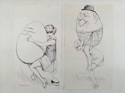 Giove Toppi | Buona Pasqua - Giove Toppi - original artwork - Page volante | Catawiki