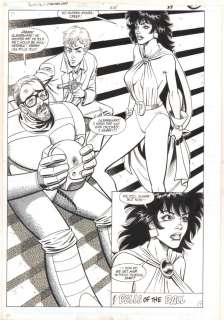 Chuck Austen, Gary Martin - action comics weekly #638 p. 7 / 37 - phantom lady end page splash - 1989