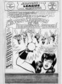 Michael Sekowsky | JUSTICE LEAGUE OF AMERICA # 60 PAGE 1 SPLASH : EARLY BATGIRL APP | Pedigree Comics