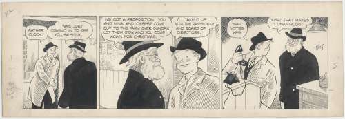 Frank King | King – Gasoline Alley Original Daily Strip 12/17/1948 NO RESERVE! | Russ Cochran