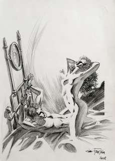 Giovanni Freghieri | Giovanni Freghieri - Illustrazione originale - Page volante | Catawiki