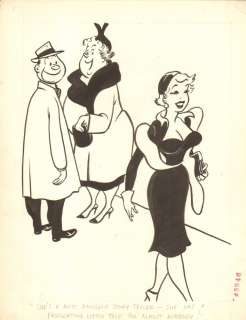 Bo Brown - Fascinating Little Tale Gag - 1958 Humorama