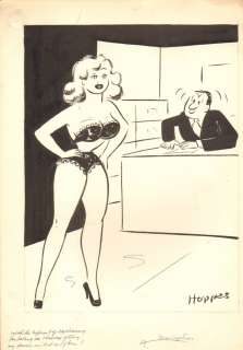 Lowell Hoppes - Bra & Panty Sexy Babe - Humorama 1958