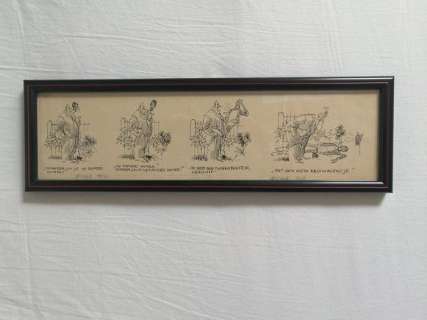 Peter Van Straaten | Vader & Zoon - Originele strook - Tuinkabouter - (1970) | Catawiki