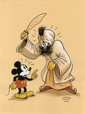 Moreno Chiste | “Topolino nel Paese dei Califfi” – Illustrazione | Cart Gallery