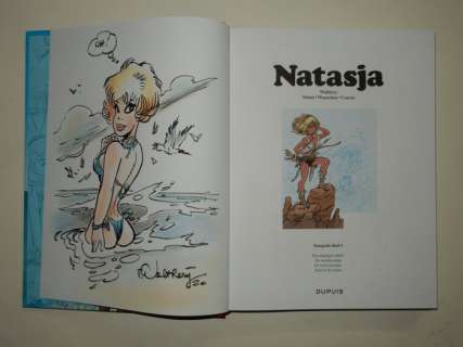Walthéry, François | Walthéry - Natasja Integrale deel 4 - Met originele kleurentekening + ex-libris - Cartonné - EO - (2020) | Catawiki