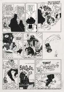 Alfred | Alfred - Planche originale - Abraxas T2 - Le Rideau gris - (2001) | Catawiki