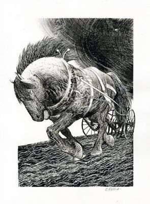 Enrique Breccia | “La fattoria degli animali” – illustrazione 1 | Cart Gallery