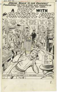 FANTASTIC FOUR 1961-96 Issue #11 Splash Page | ComicConnect