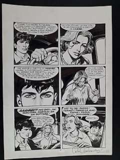 Carlo Ambrosini | Dylan Dog n. 108 - Carlo Ambrosini - Tavola Originale "Il Guardiano della Memoria" - Page volante - Exemplaire unique - (1995) | Catawiki