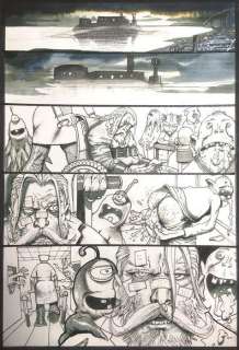 Simon Bisley - 41 X 29 Cm. | Space Bastards - Simon Bisley - Original Art Page - Exemplaire unique - (2019) | Catawiki