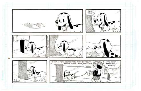 Guy Gilchrist - Gilchrist - NANCY, Sunday Page, 2/19/2017 NO RESERVE!