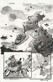 Flaviano Armentaro | I am Groot #2 - Flaviano Armentaro - tavola originale "The Forgotten Door" - Exemplaire unique - (2017) | Catawiki