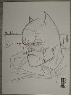 Alessandro Vitti - Batman - Illustrazione originale di Alessandro Vitti - Page volante - Exemplaire unique - (2016)