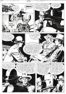 Maurizio Dotti | Tex n. 699 - 2x M.Dotti - Tavola Originale "Minaccia su New York" - Page volante - Exemplaire unique - (2019) | Catawiki