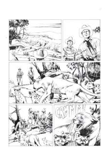 Lucio Filippucci | Tex n. 680 - 2x L.Filippucci - Tavola Originale "La Pista dei Forrester" - Page volante - Exemplaire unique - (2017) | Catawiki