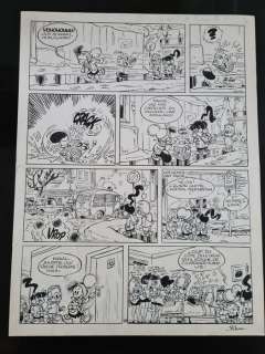 Stibane | Stibane - Planche originale - Le Petit Noël et l’Elaouin - (années 1990) | Catawiki