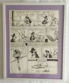 Francis | Francis - Originele pagina - Kapitein Bakbaard - In de wolken met een koopje - (1978) | Catawiki