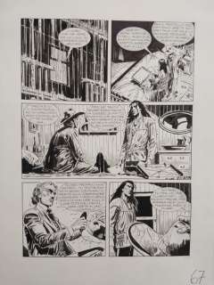 José Ortiz | Magico Vento n. 12 - José Ortiz - tavola originale - Page volante - Exemplaire unique | Catawiki