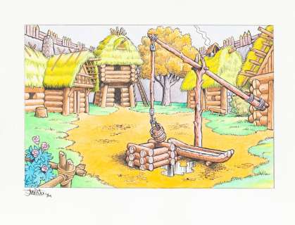 Janusz Christa (1934 - 2008) | Janusz Christa | Plansza do gry komputerowej, 1994 | Desa Unicum