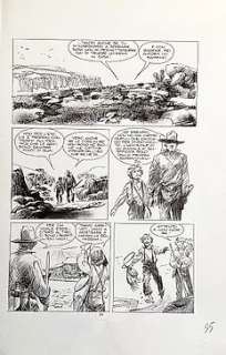 Giorgio Trevisan - Ken Parker - Giorgio Trevisan - original page - Page volante