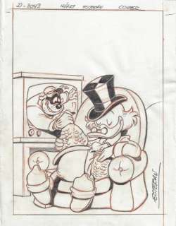 Esteban | Esteban - Original Coversketch - Scrooge McDuck & The Beagle Boys | Catawiki