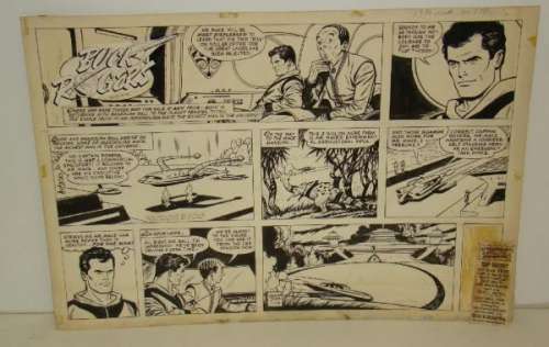 2361A: 1962 BUCK ROGERS SUNDAY COMIC PAGE. TUSKA | Weiss Auctions