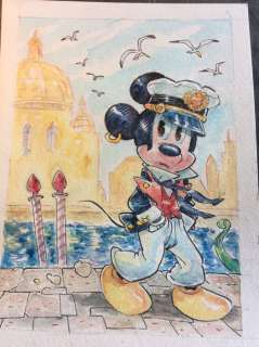 Alessandro Gottardo | Mickey Mouse - â€œAncora Venezia, Topo Malteseâ€ - Page volante - Exemplaire unique - (2020/2020) | Catawiki