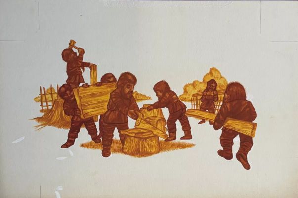 Lot 107 - Snow White Original Vintage 1970’s Book Artwork & COA & Copy of Page Free Post In UK | misc / divers