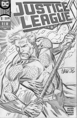Paul Pelletier | Sketch Cover, Aquaman | Paul Pelletier