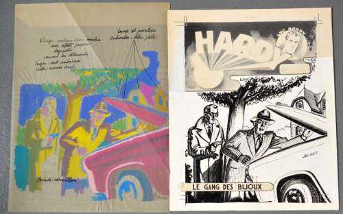 Planches Originales / Illustrations / Sérigraphies - BRANTONNE, René  Hi