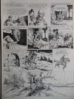 Funcken, Liliane & Fred | Original page (p.37)  - Le chevalier blanc | Catawiki