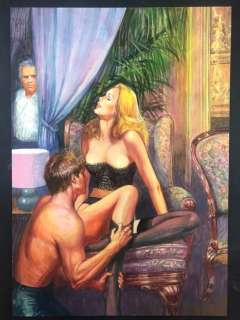 Autore Non Reperito | Amori Scandalosi: n. 7 - original cover "Depravazione" - Page volante - Exemplaire unique - (1985) | Catawiki