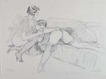 Leone Frollo | Leone Frollo - Carezze - Page volante - Exemplaire unique | Catawiki