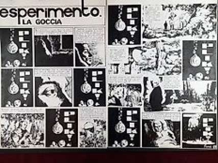 Giovanni Cianti, Alfredo Castelli - Esperimento - La Goccia - Page volante - Exemplaire unique