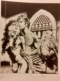 Vincenzo Mercogliano | Dago " La Figlia del Califfo " - Cover originale di Vincenzo Mercogliano - Page volante - (2019) | Catawiki