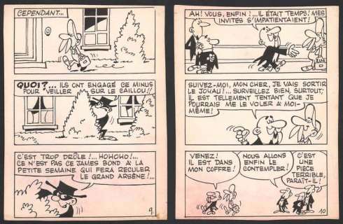 Deliège | Félix et le cabochon, ensemble de 2 planches n°9… | Millon